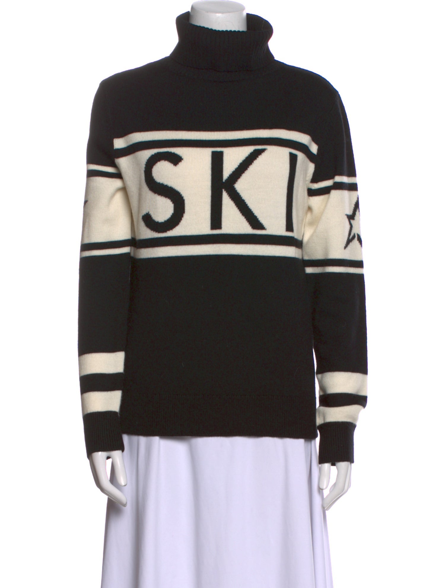 Perfect Moment Merino Wool Striped Sweater
