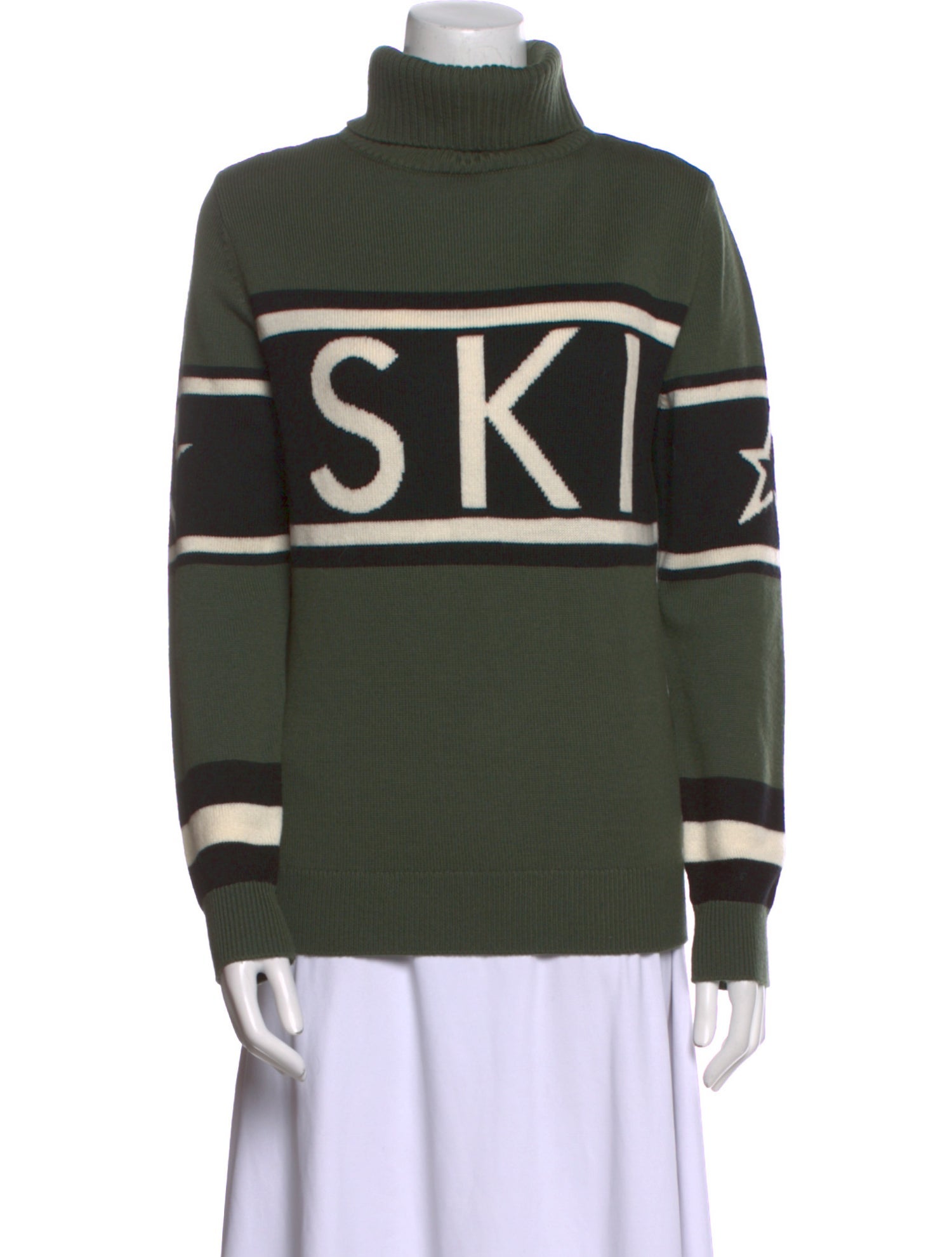 Perfect Moment Merino Wool Striped Sweater