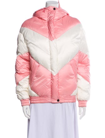 Perfect Moment Colorblock Pattern Down Jacket
