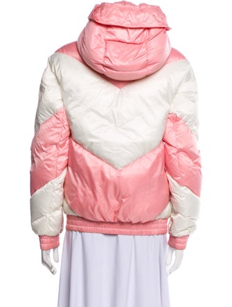 Perfect Moment Colorblock Pattern Down Jacket