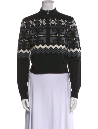 Perfect Moment Merino Wool Printed Sweater