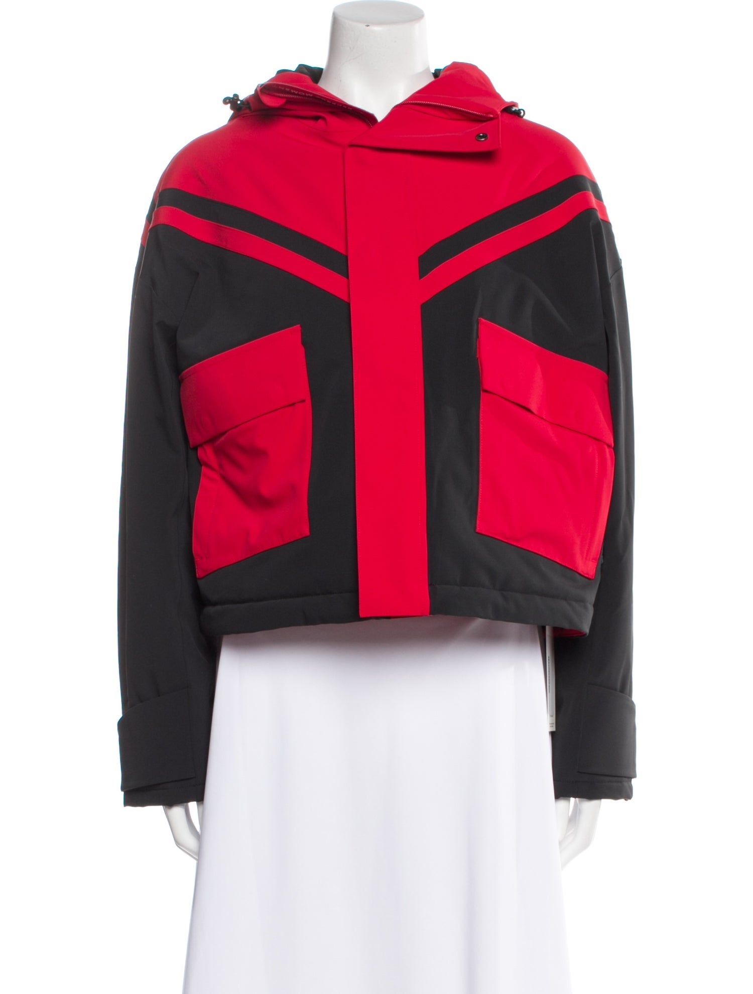 Perfect Moment Colorblock Pattern Evening Jacket