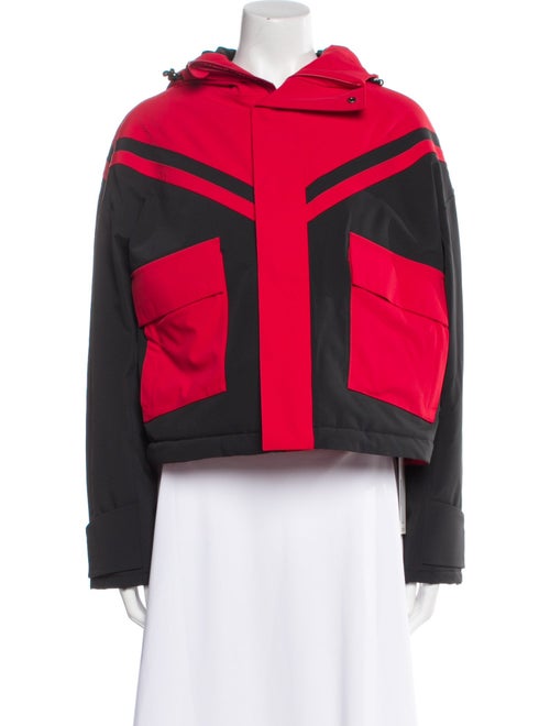 Perfect Moment Colorblock Pattern Evening Jacket