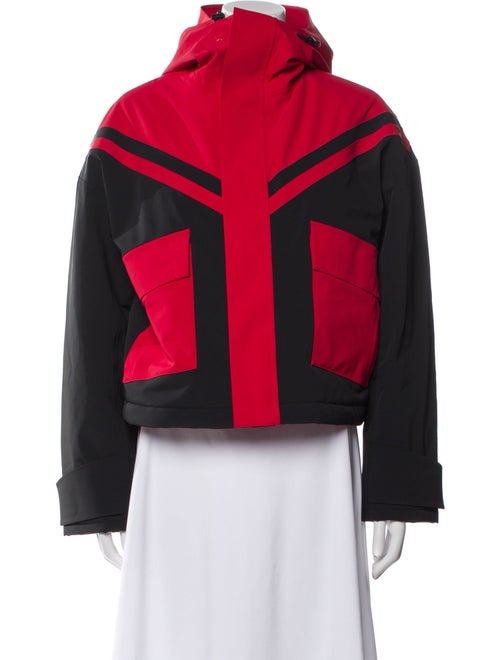 Perfect Moment Colorblock Pattern Evening Jacket