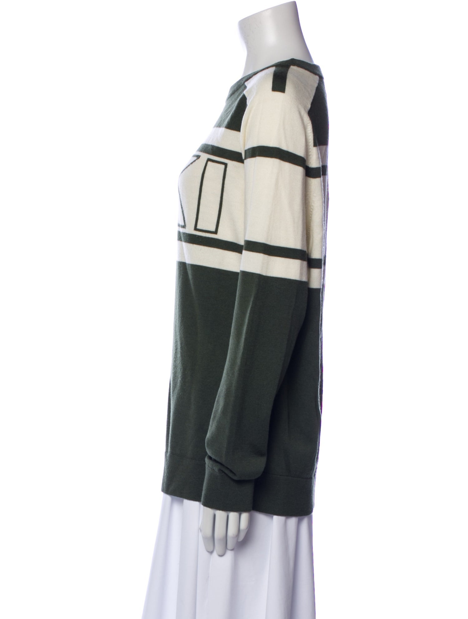 Perfect Moment Merino Wool Colorblock Pattern Sweater