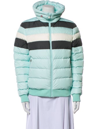 Perfect Moment Striped Down Jacket