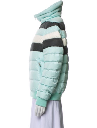 Perfect Moment Striped Down Jacket