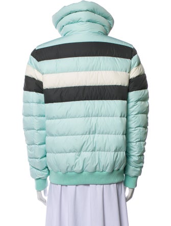 Perfect Moment Striped Down Jacket