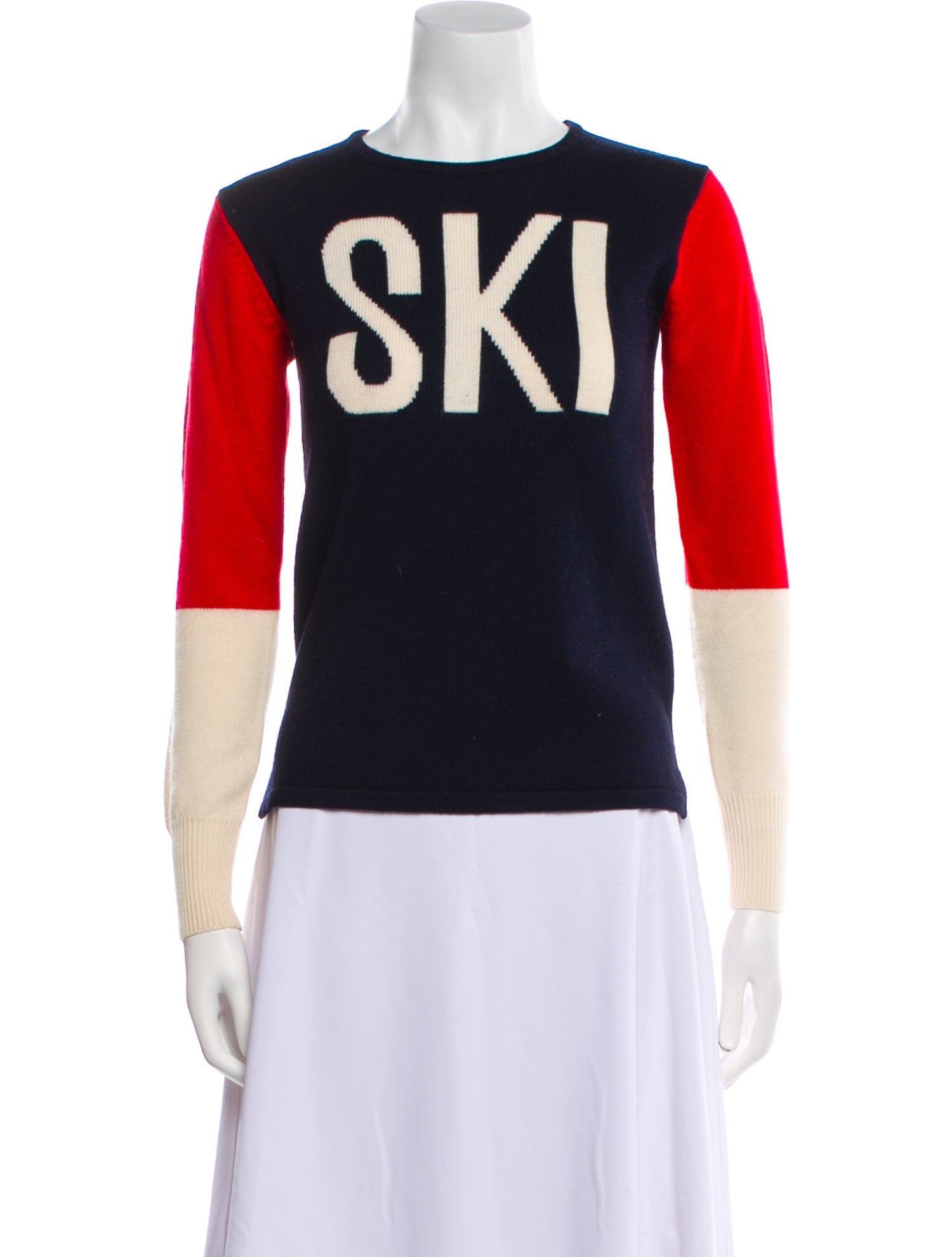 Perfect Moment Merino Wool Graphic Print Sweater