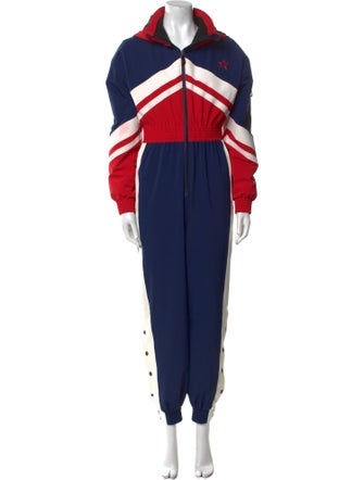 Perfect Moment Colorblock Pattern Jumpsuit