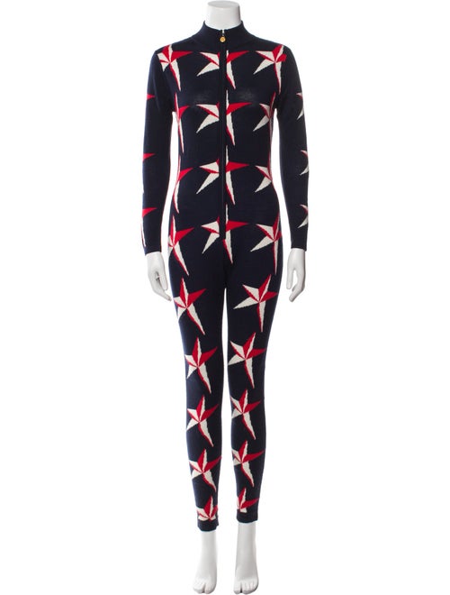 Perfect Moment Merino Wool Printed Jumpsuit