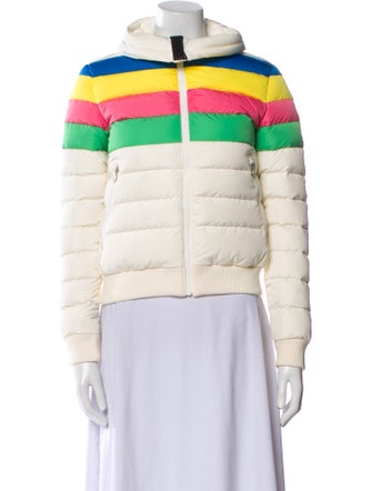 Perfect Moment Striped Down Jacket