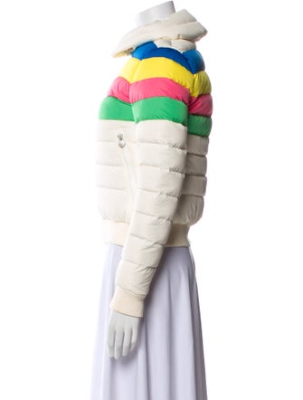 Perfect Moment Striped Down Jacket