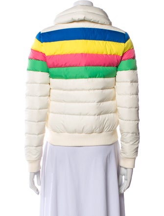 Perfect Moment Striped Down Jacket