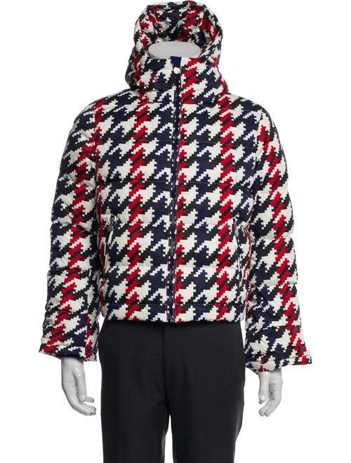 Perfect Moment Houndstooth Print Parka
