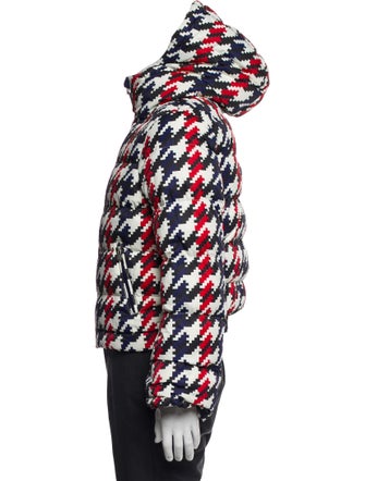 Perfect Moment Houndstooth Print Parka