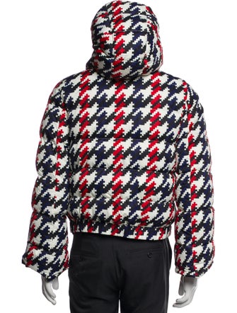 Perfect Moment Houndstooth Print Parka