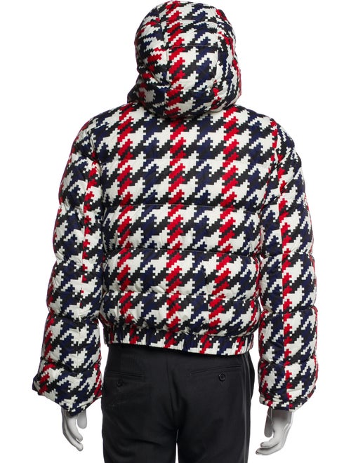 Perfect Moment Houndstooth Print Parka
