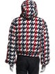 Perfect Moment Houndstooth Print Parka