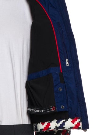 Perfect Moment Houndstooth Print Parka