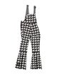 Perfect Moment Houndstooth Print Square Neckline Jumpsuit