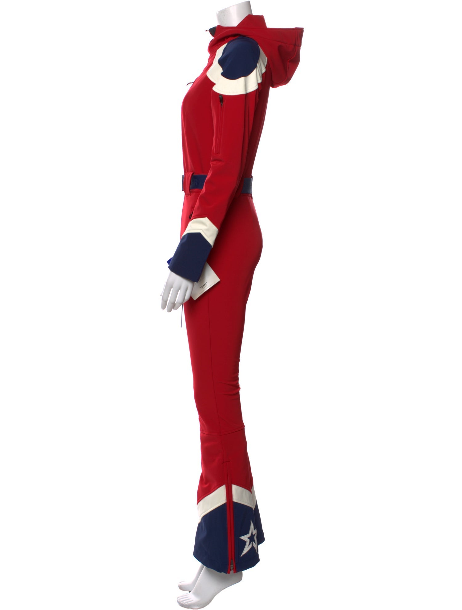 Perfect Moment Colorblock Pattern Mock Neck Jumpsuit w/ Tags