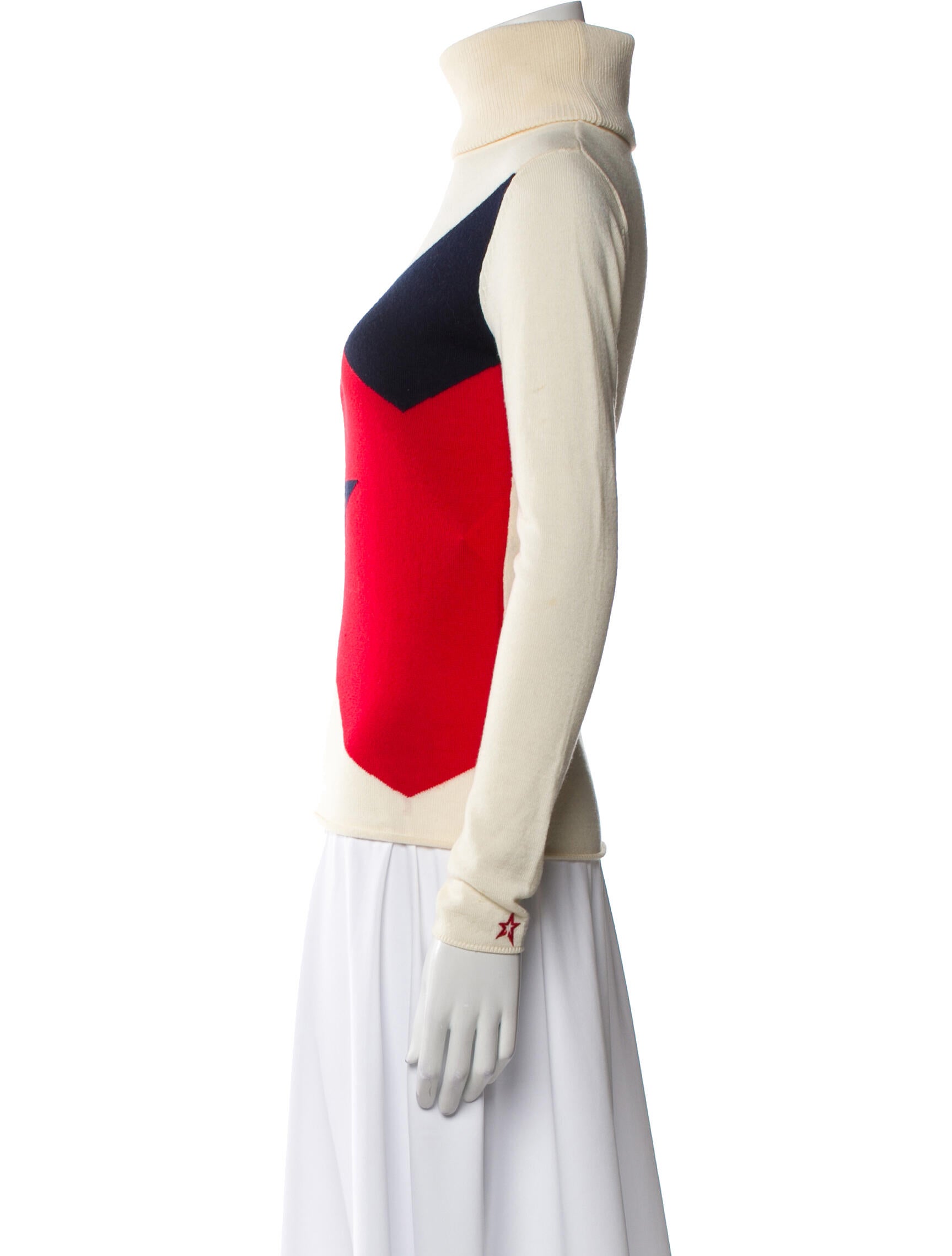 Perfect Moment Merino Wool Printed Sweater