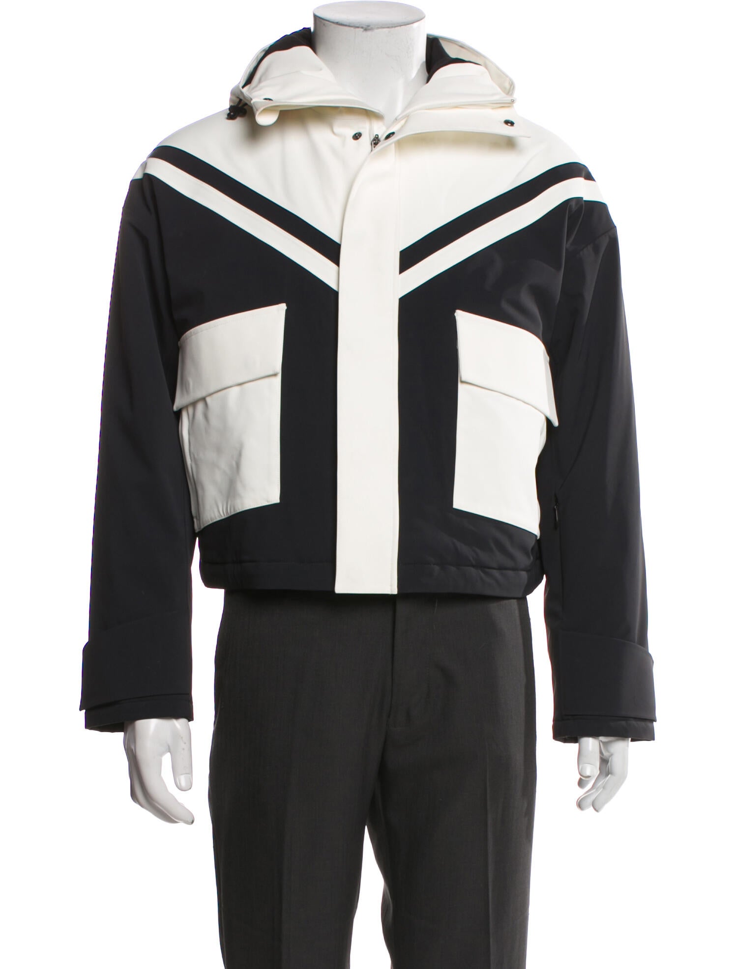 Perfect Moment Colorblock Pattern Parka