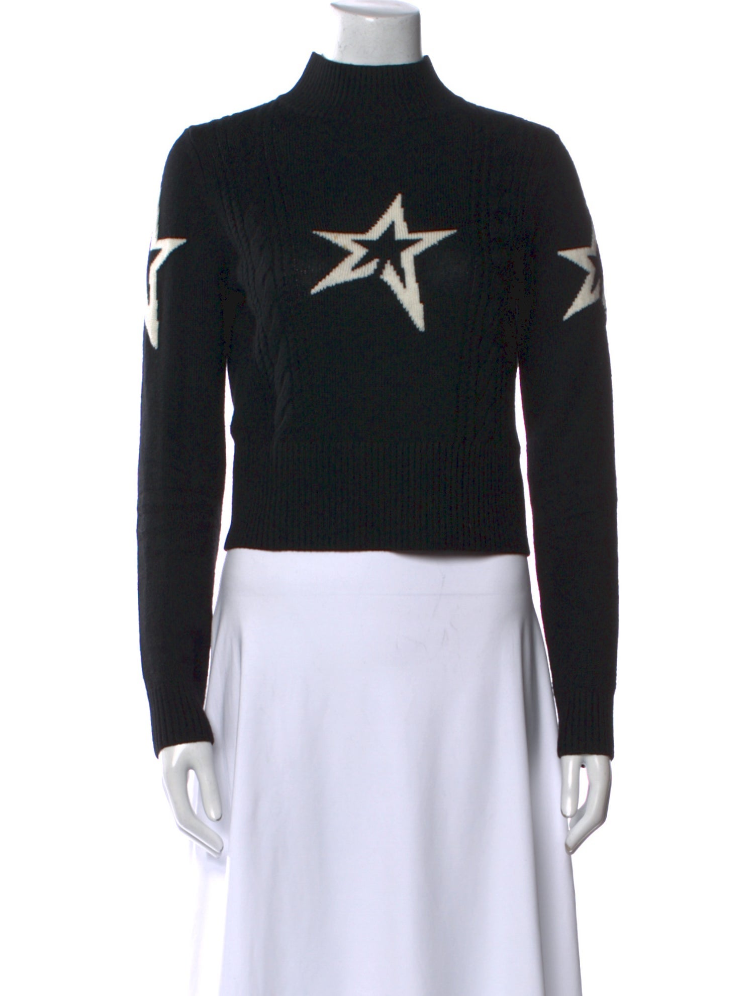 Perfect Moment Merino Wool Graphic Print Sweater