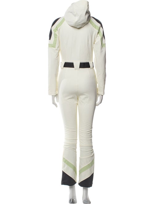 Perfect Moment Colorblock Pattern Turtleneck Ski Suit