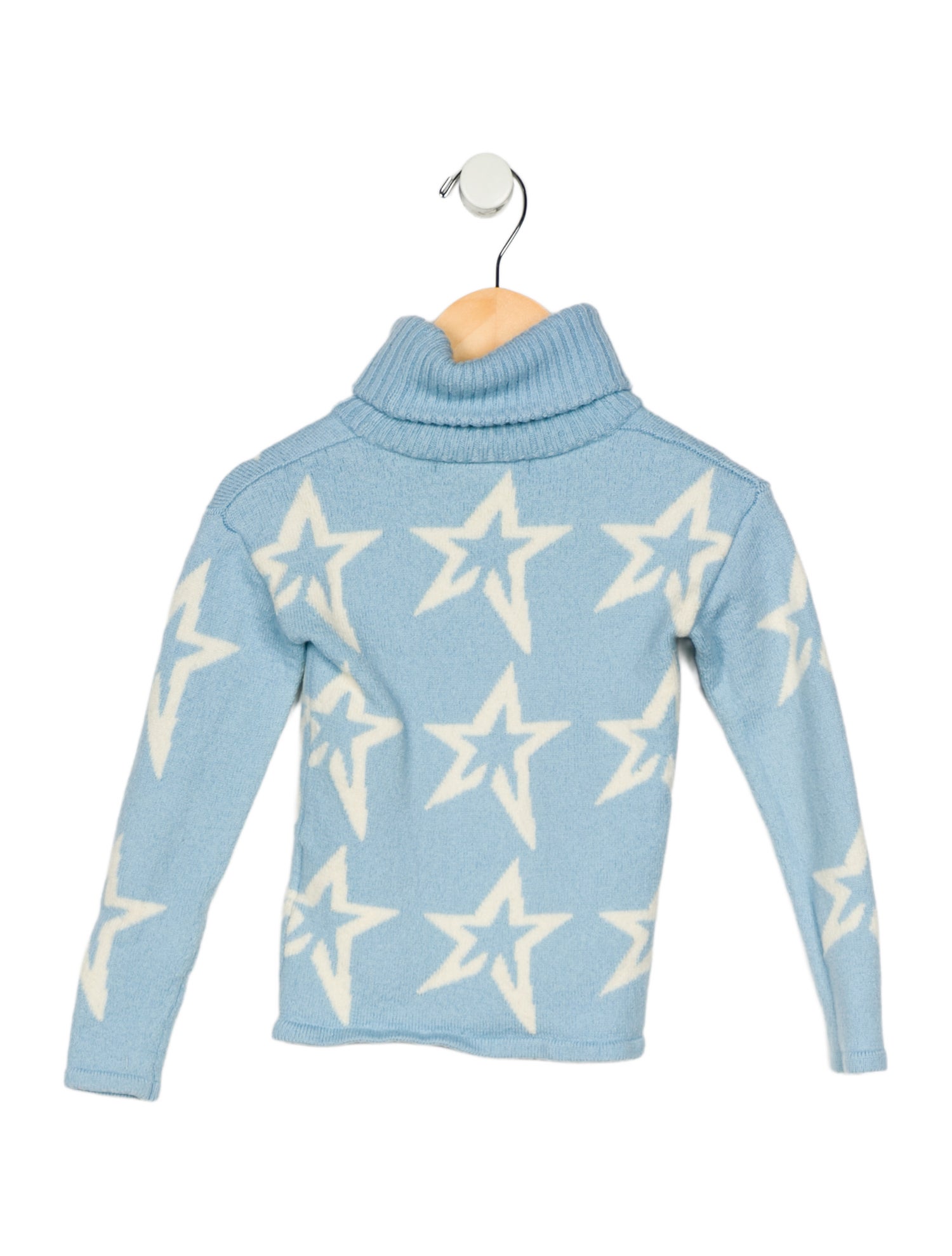 Perfect Moment Toddler Girls' Star Pattern Turtleneck Sweater
