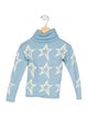 Perfect Moment Toddler Girls' Star Pattern Turtleneck Sweater