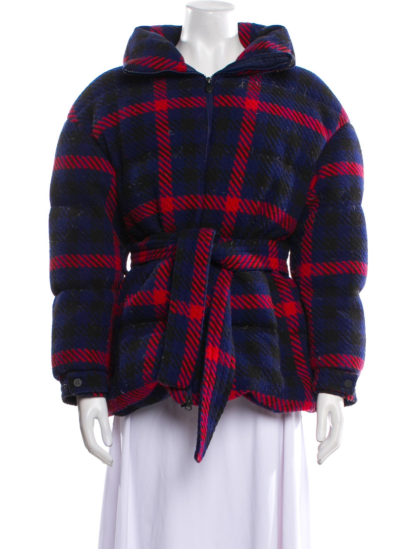 Perfect Moment Plaid Print Performance Jacket