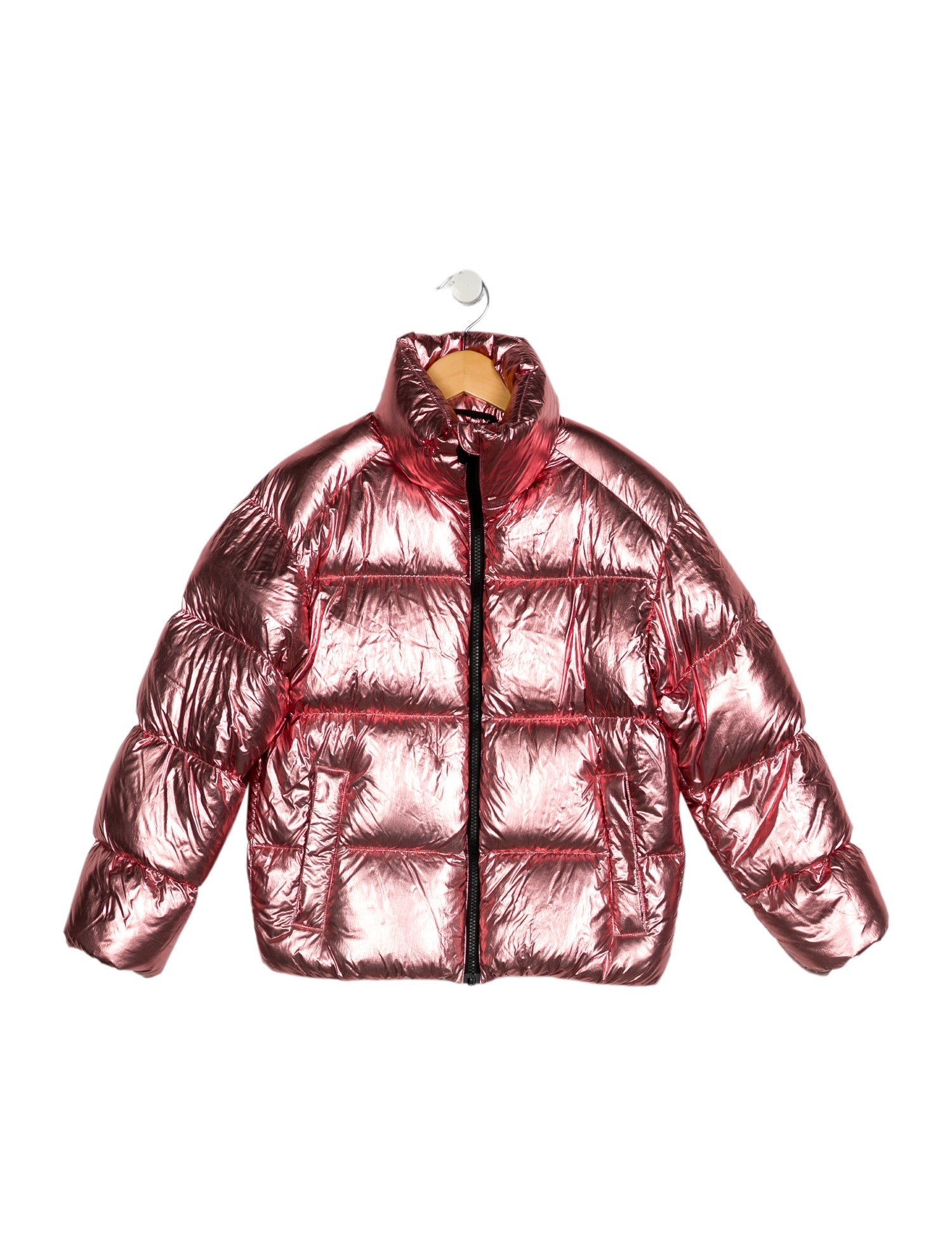 Perfect Moment Girls' Metallic Puffer Jacket
