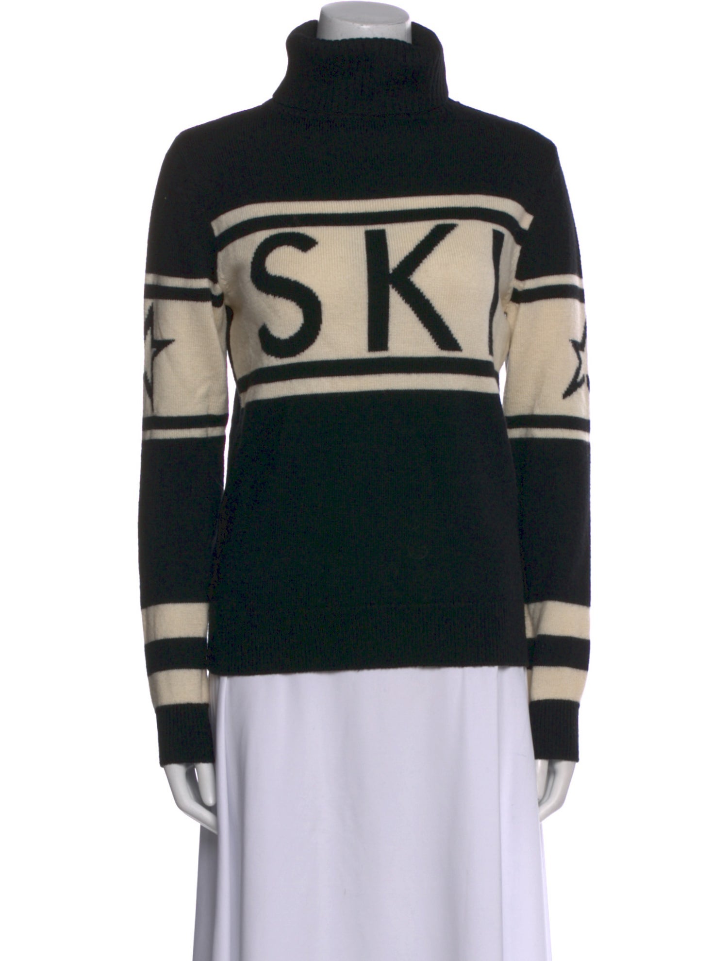 Perfect Moment Merino Wool Striped Sweater