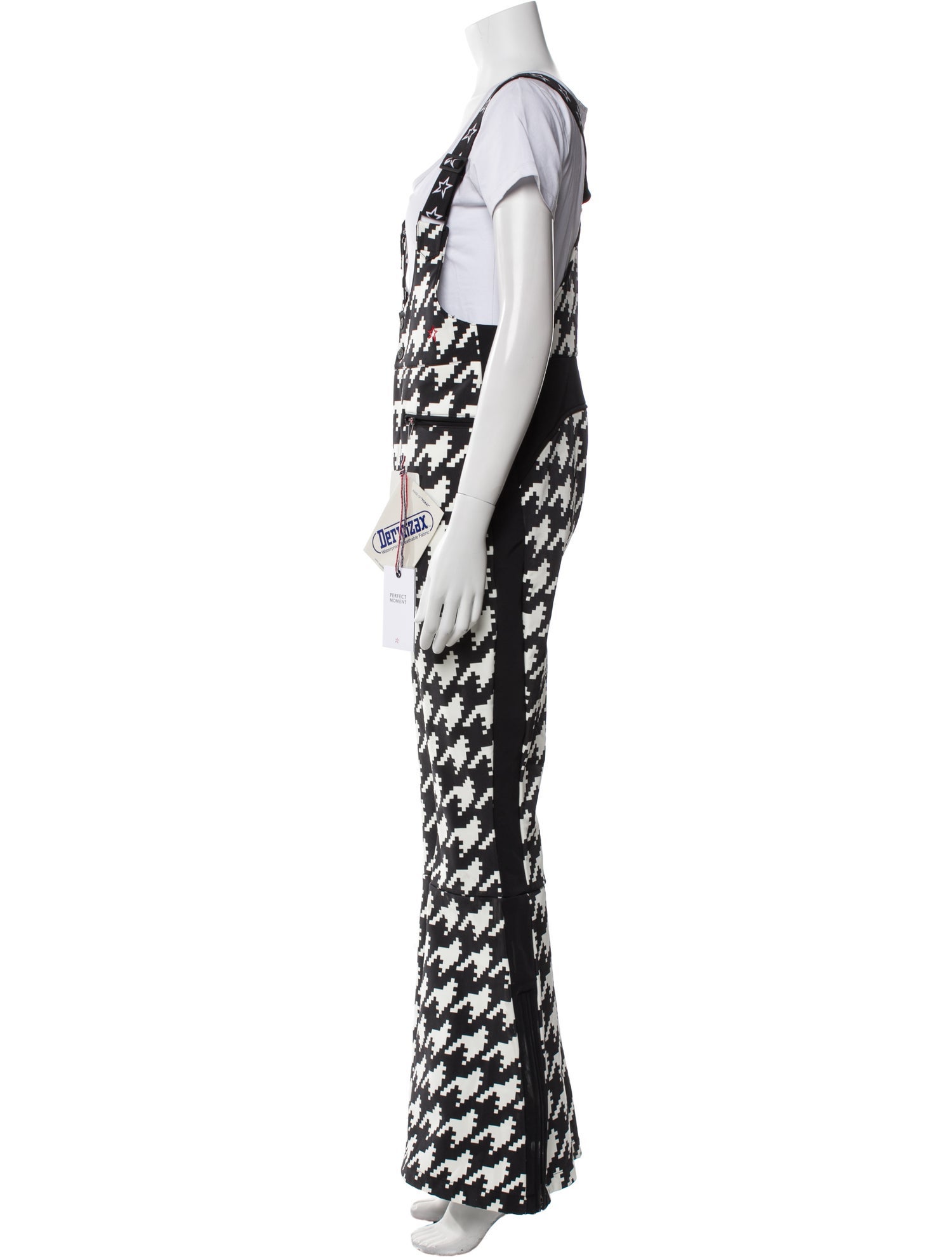 Perfect Moment Houndstooth Print Scoop Neck Jumpsuit w/ Tags