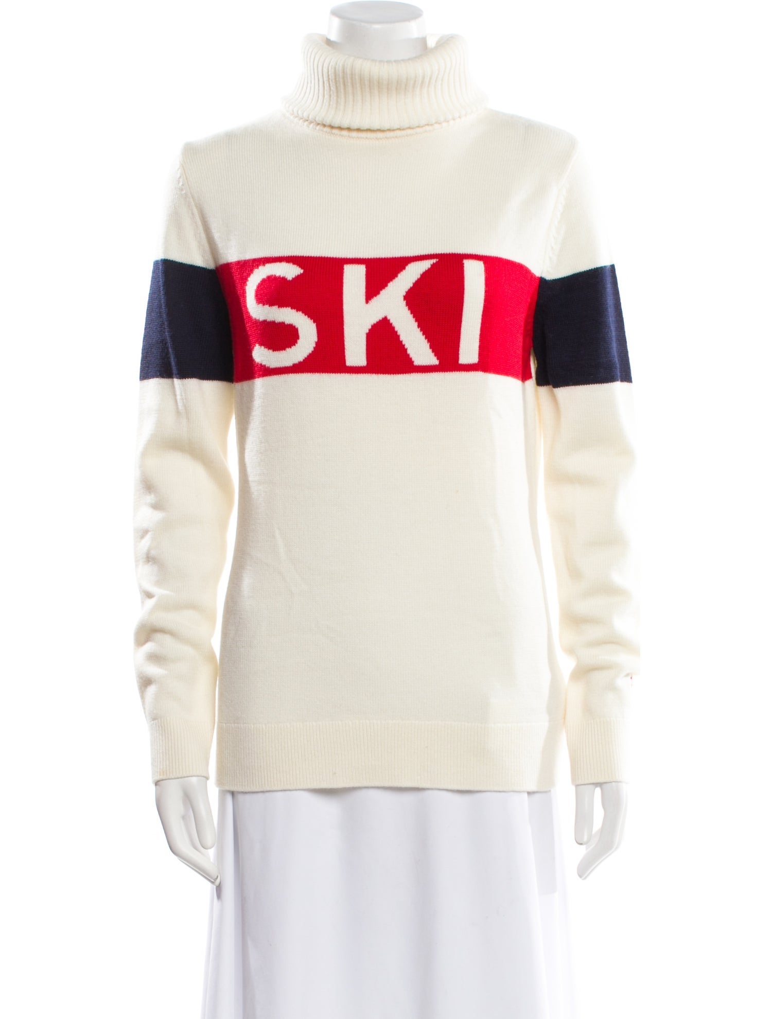 Perfect Moment Merino Wool Graphic Print Sweater