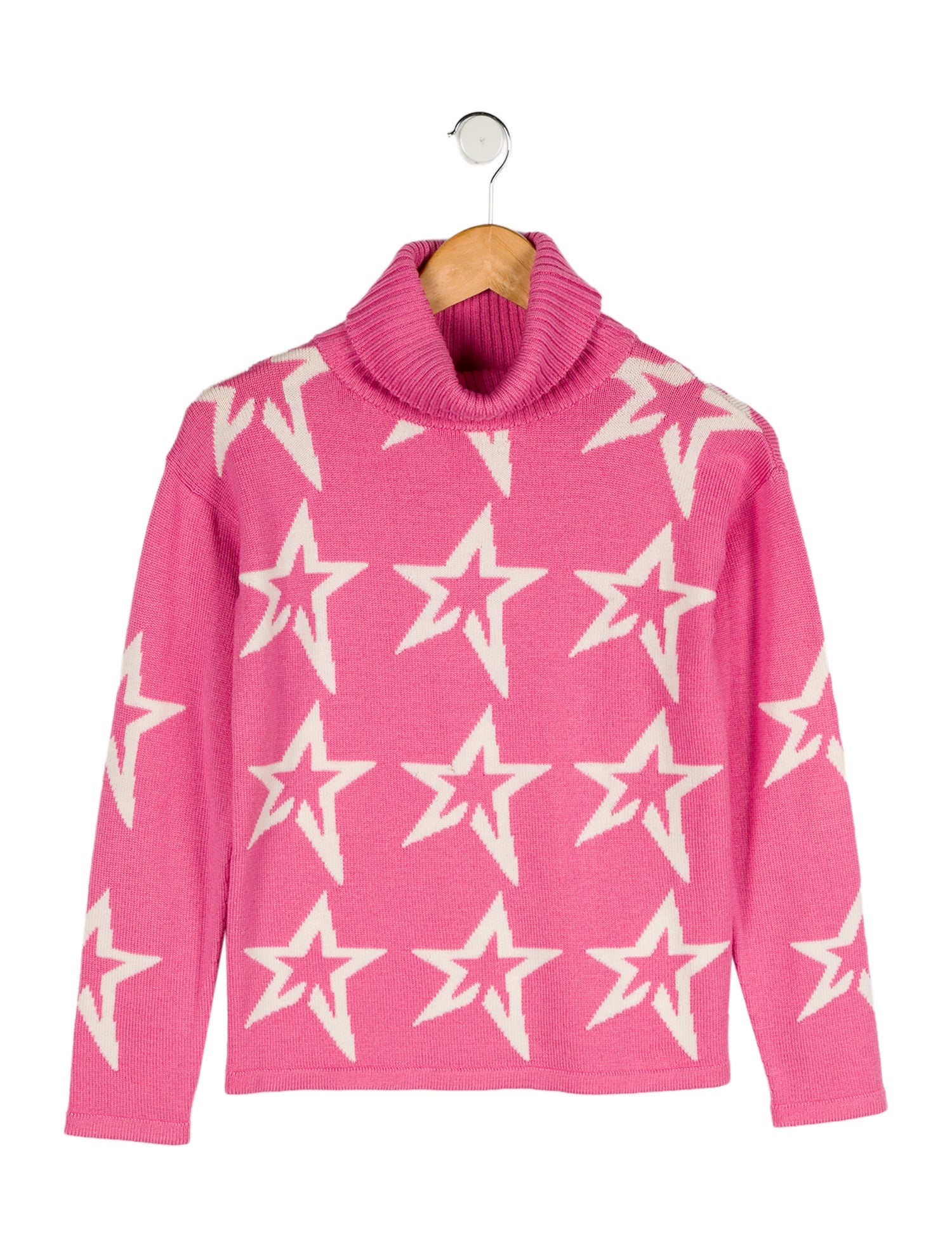 Perfect Moment Girls Merino Wool Printed Sweater