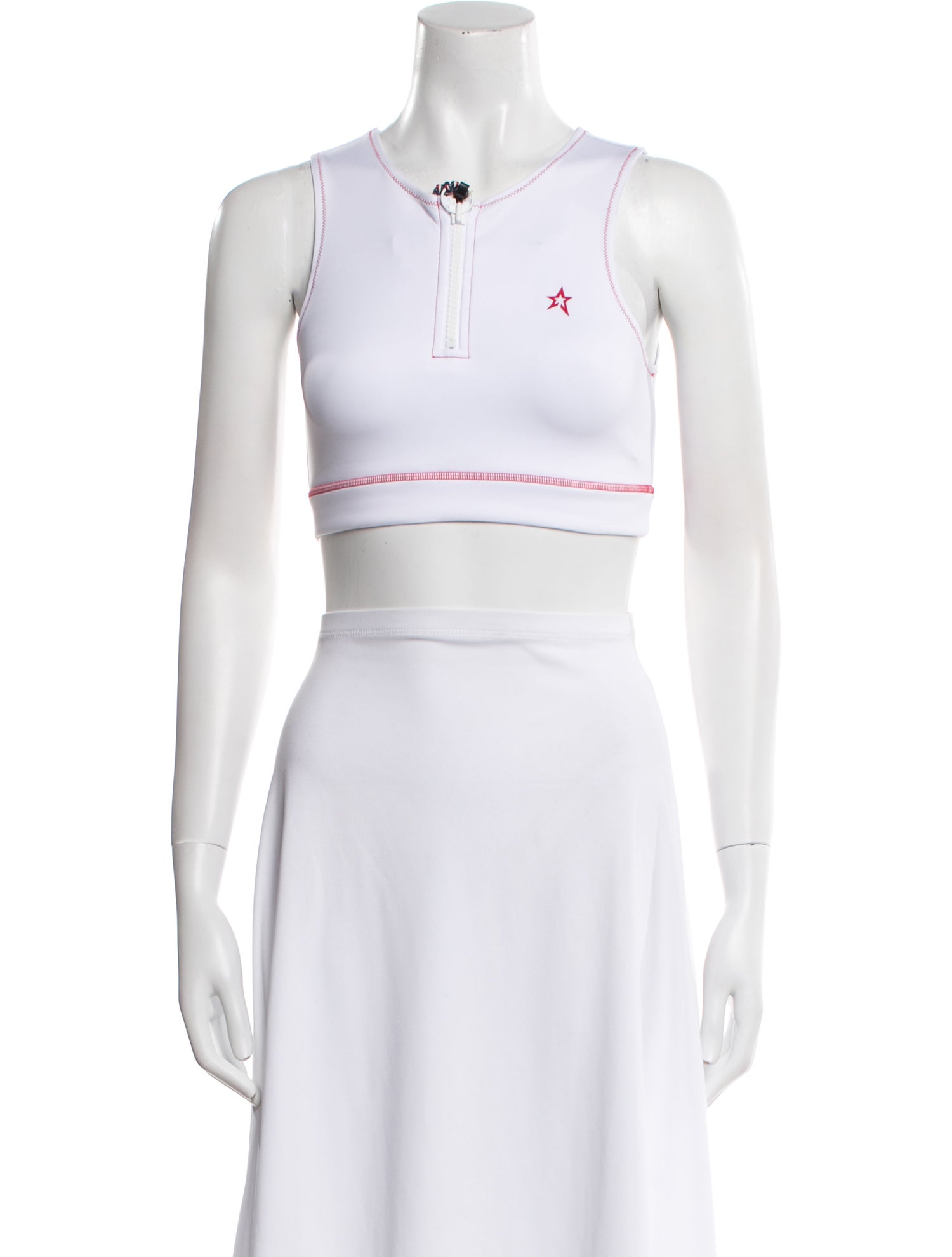 Perfect Moment V-Neck Sleeveless Crop Top