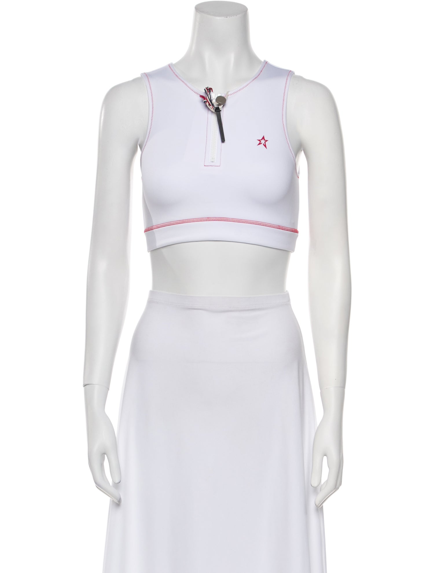 Perfect Moment V-Neck Sleeveless Crop Top w/ Tags