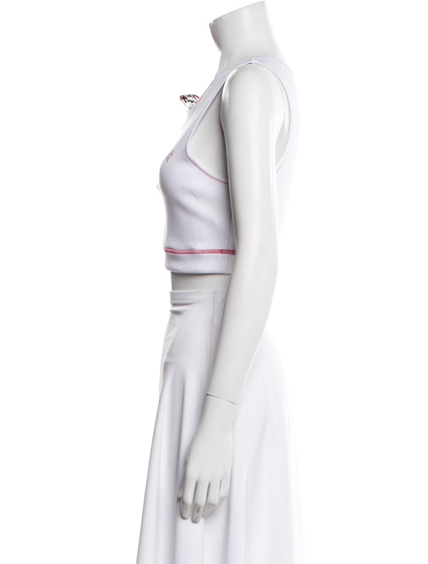 Perfect Moment Crew Neck Sleeveless Crop Top