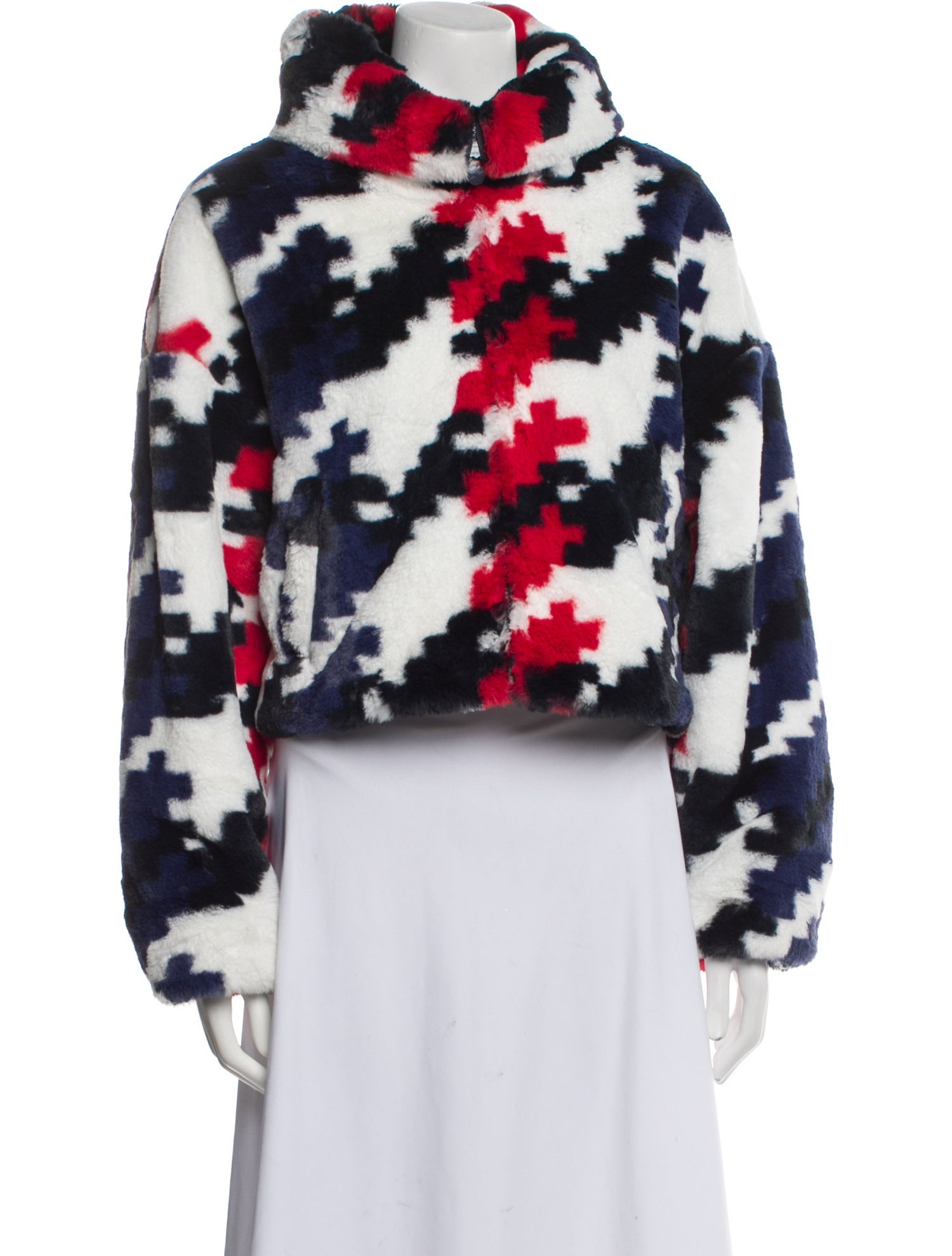 Perfect Moment Printed Faux Fur Jacket