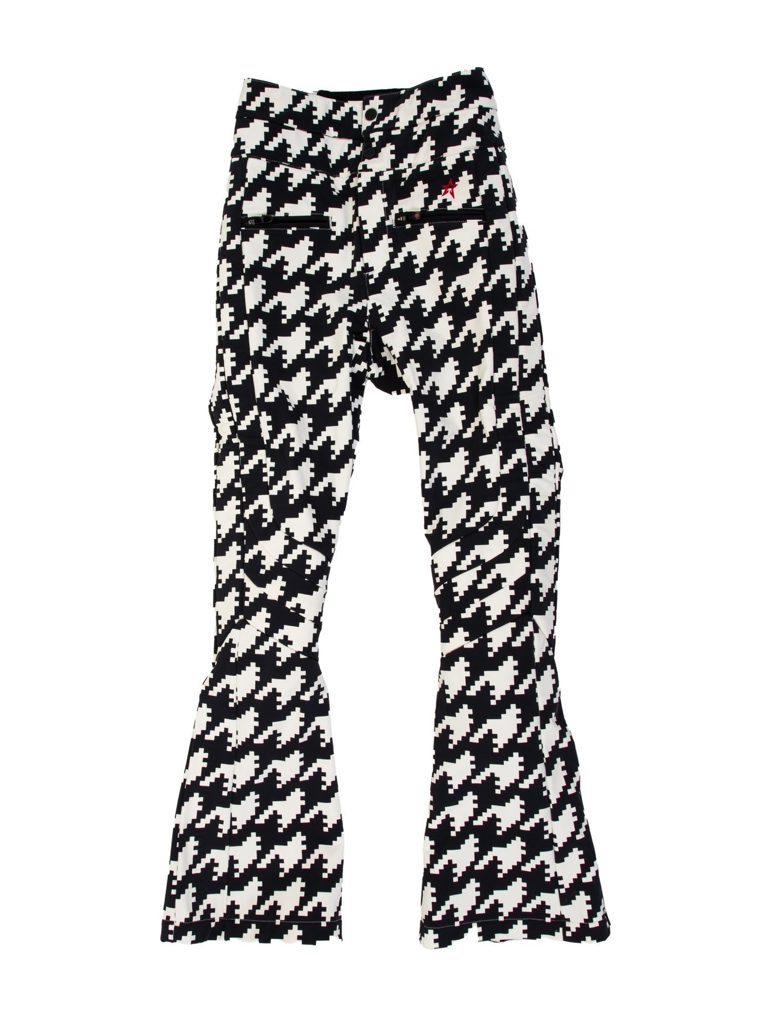 Perfect Moment Houndstooth Print Wide Leg Pants