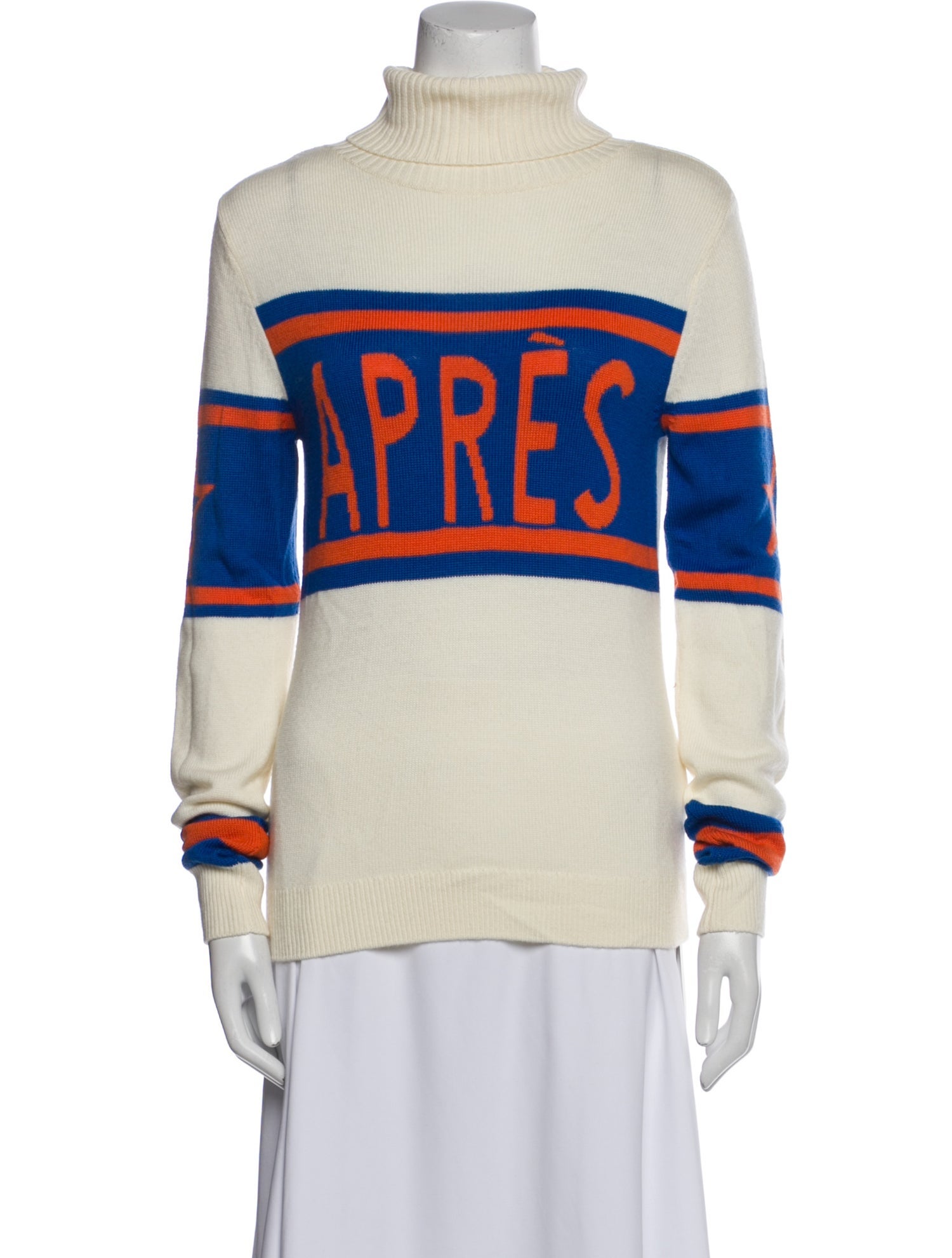 Perfect Moment Merino Wool Striped Sweater