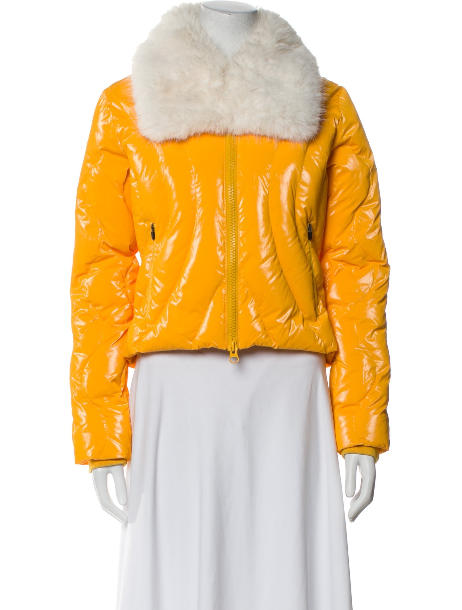 Perfect Moment Printed Faux Fur Jacket