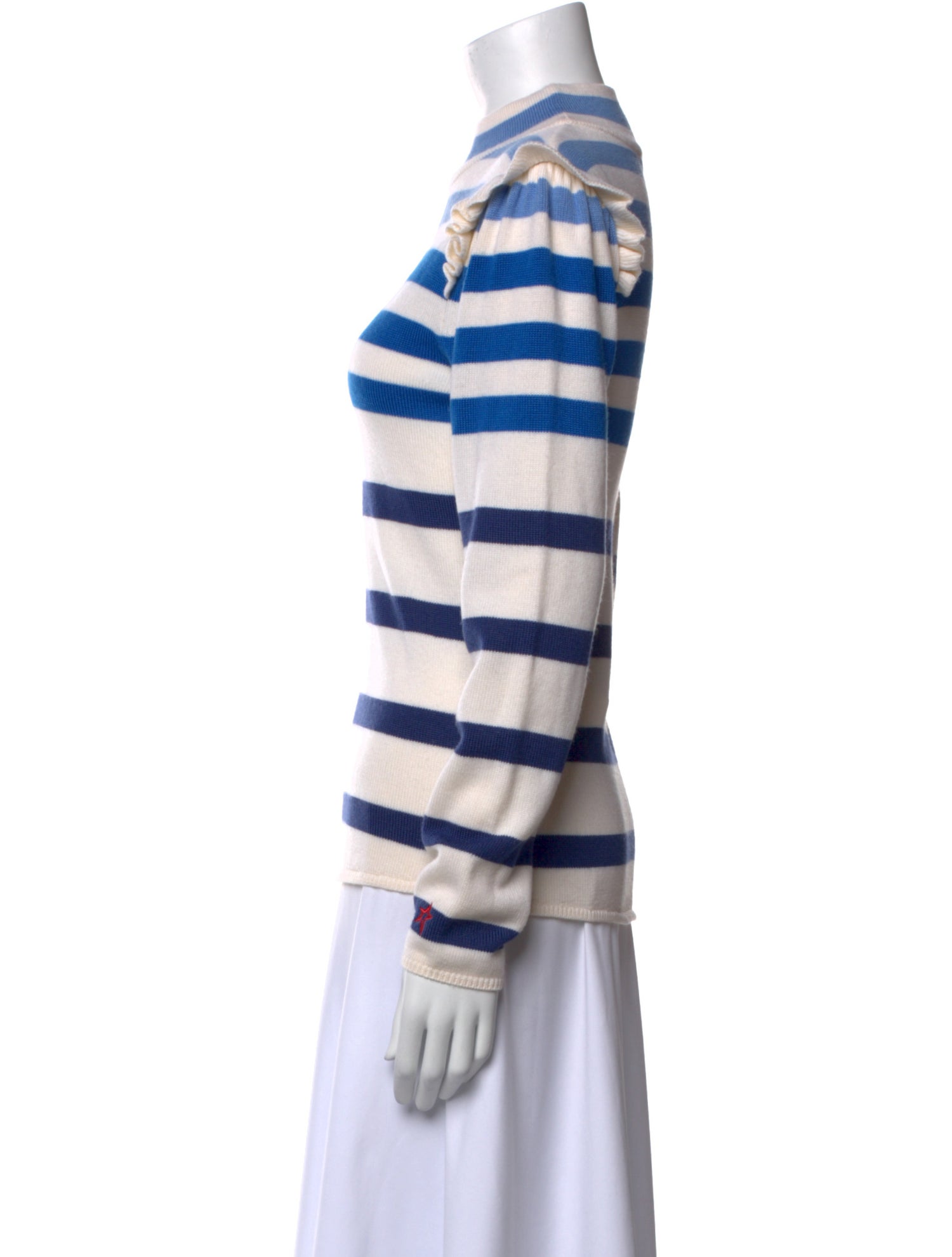 Perfect Moment Merino Wool Striped Sweater