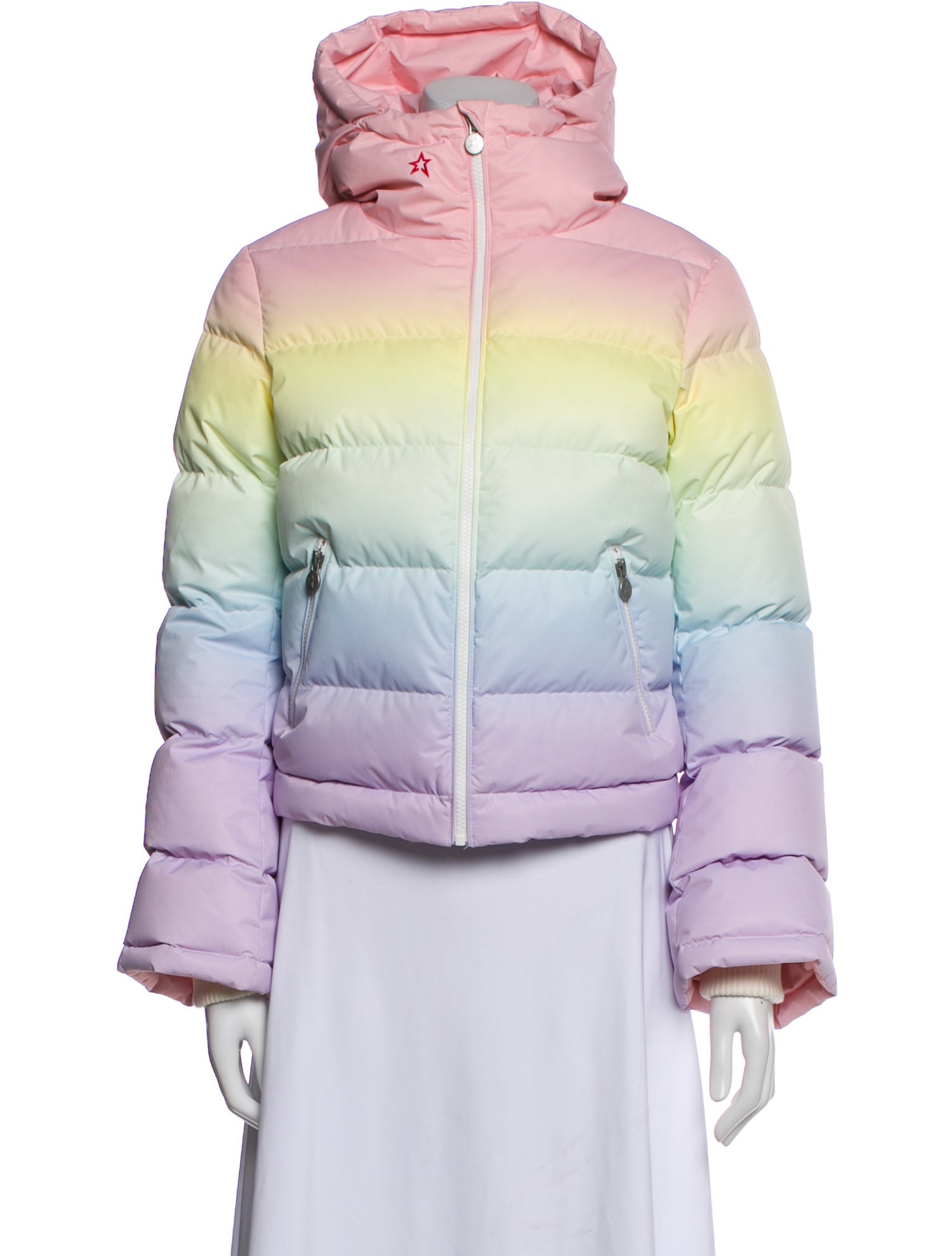 Perfect Moment Tie-Dye Print Down Jacket