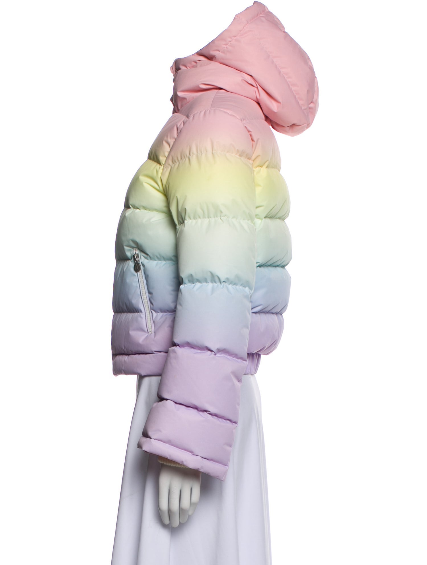 Perfect Moment Tie-Dye Print Down Jacket