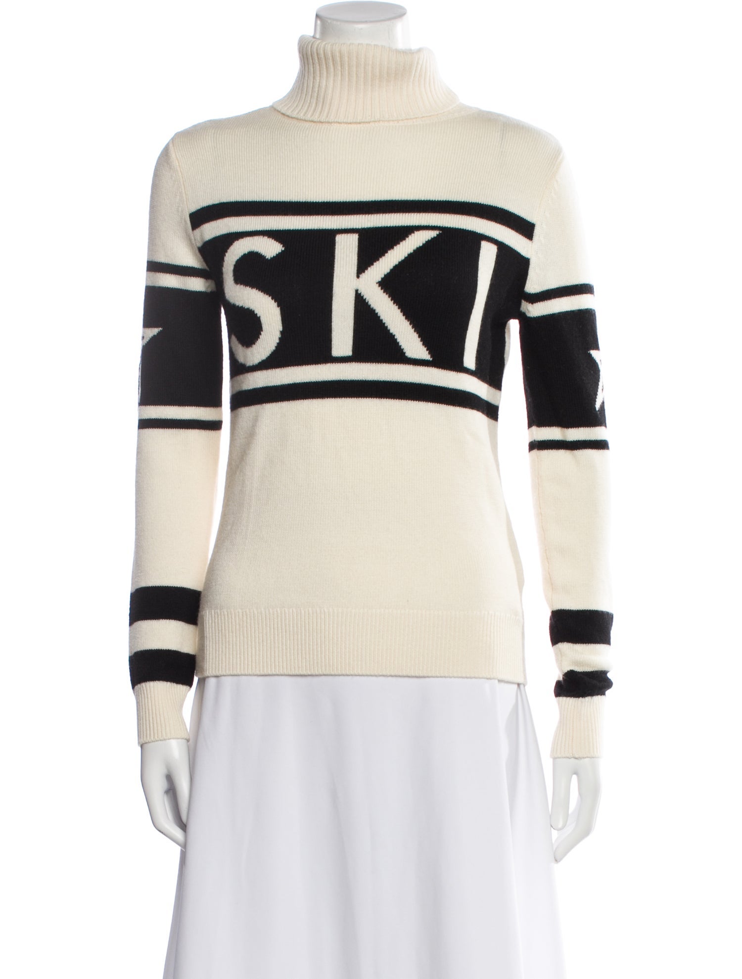 Perfect Moment Merino Wool Striped Sweater