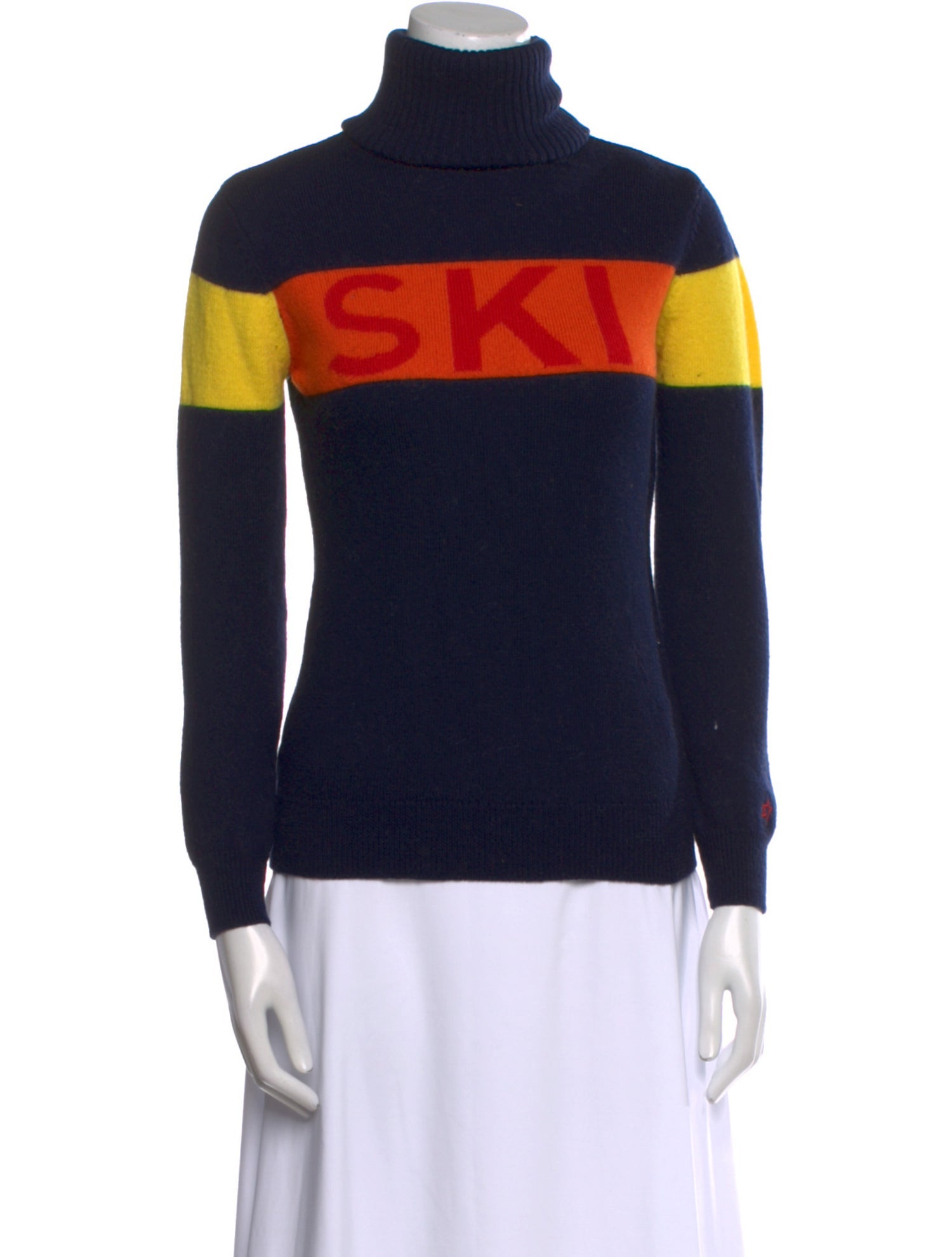 Perfect Moment Merino Wool Striped Sweater